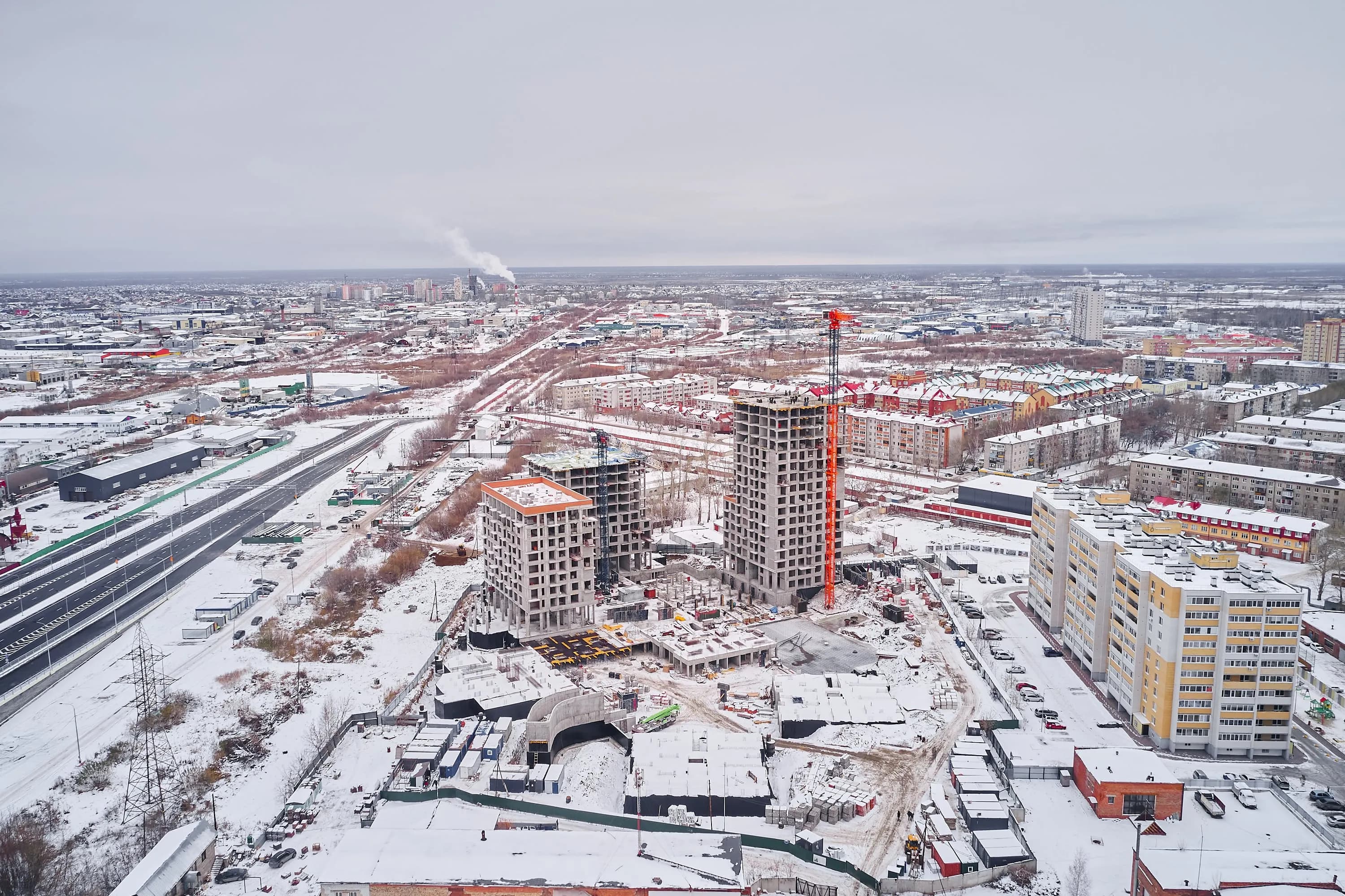 Ход строительства