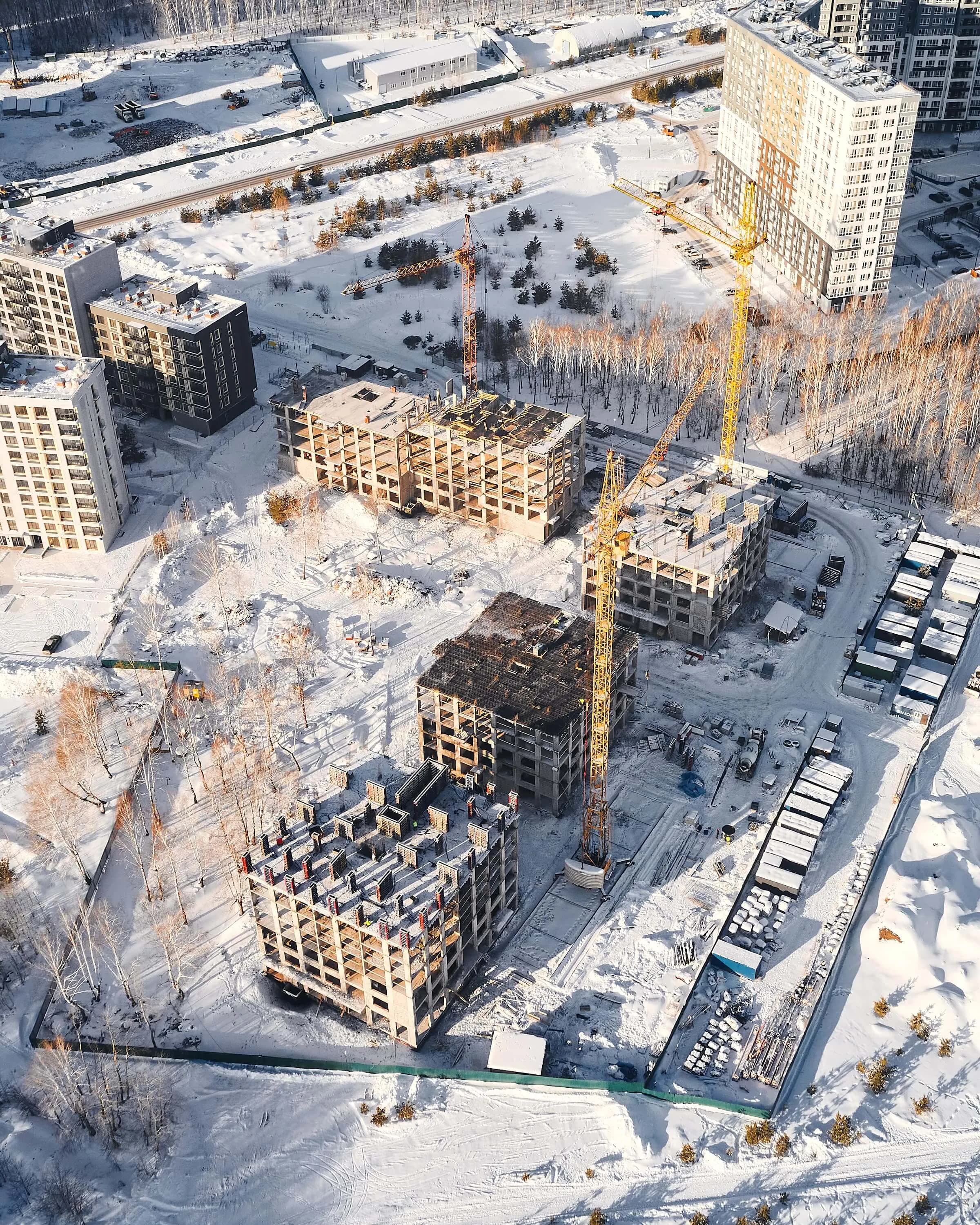 Ход строительства