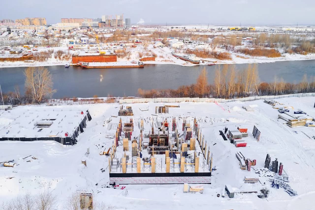 Ход строительства