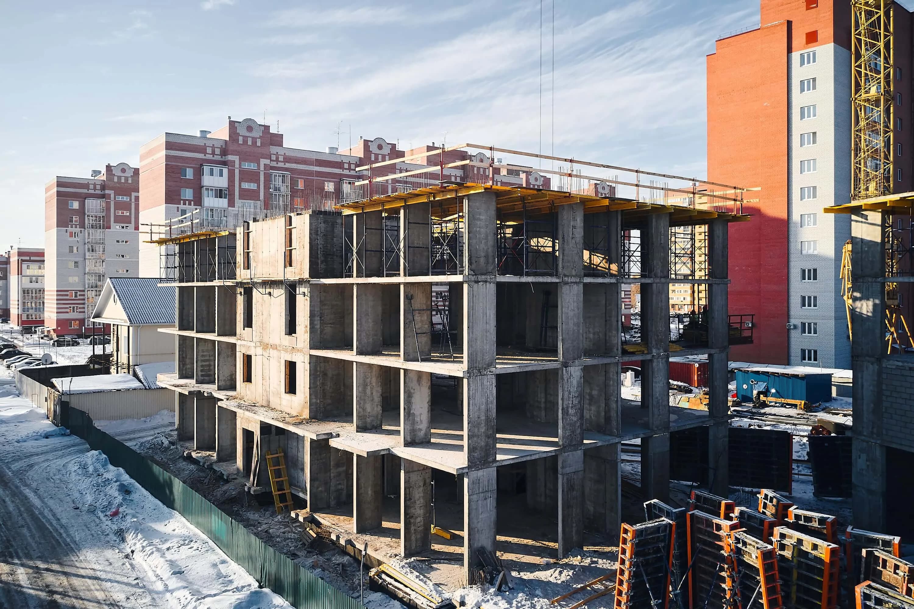 Ход строительства