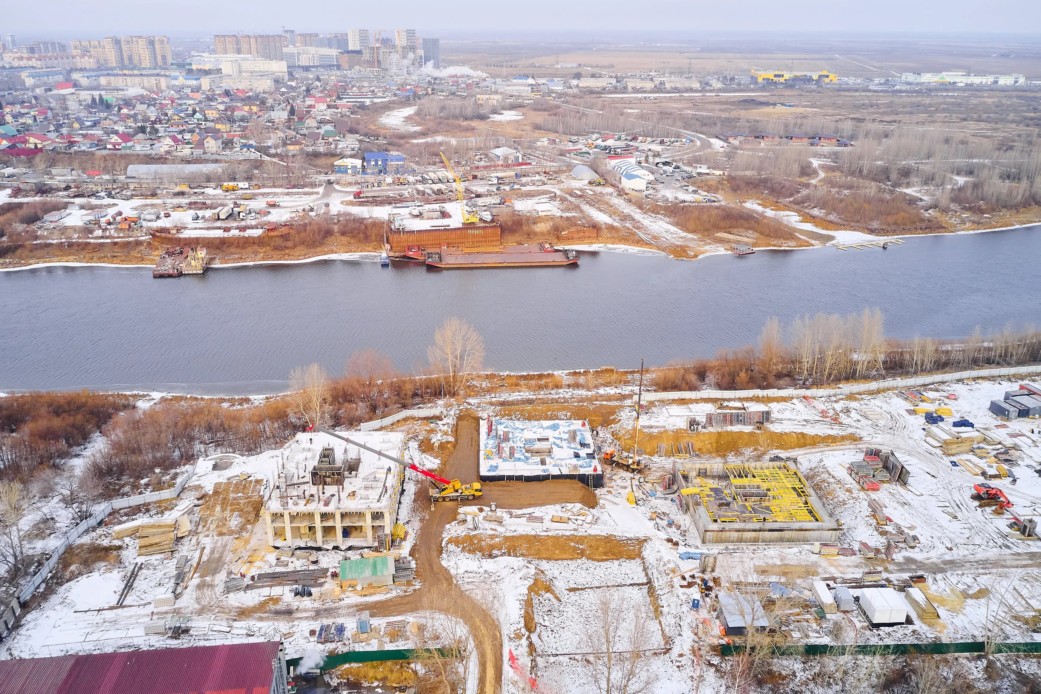 Ход строительства