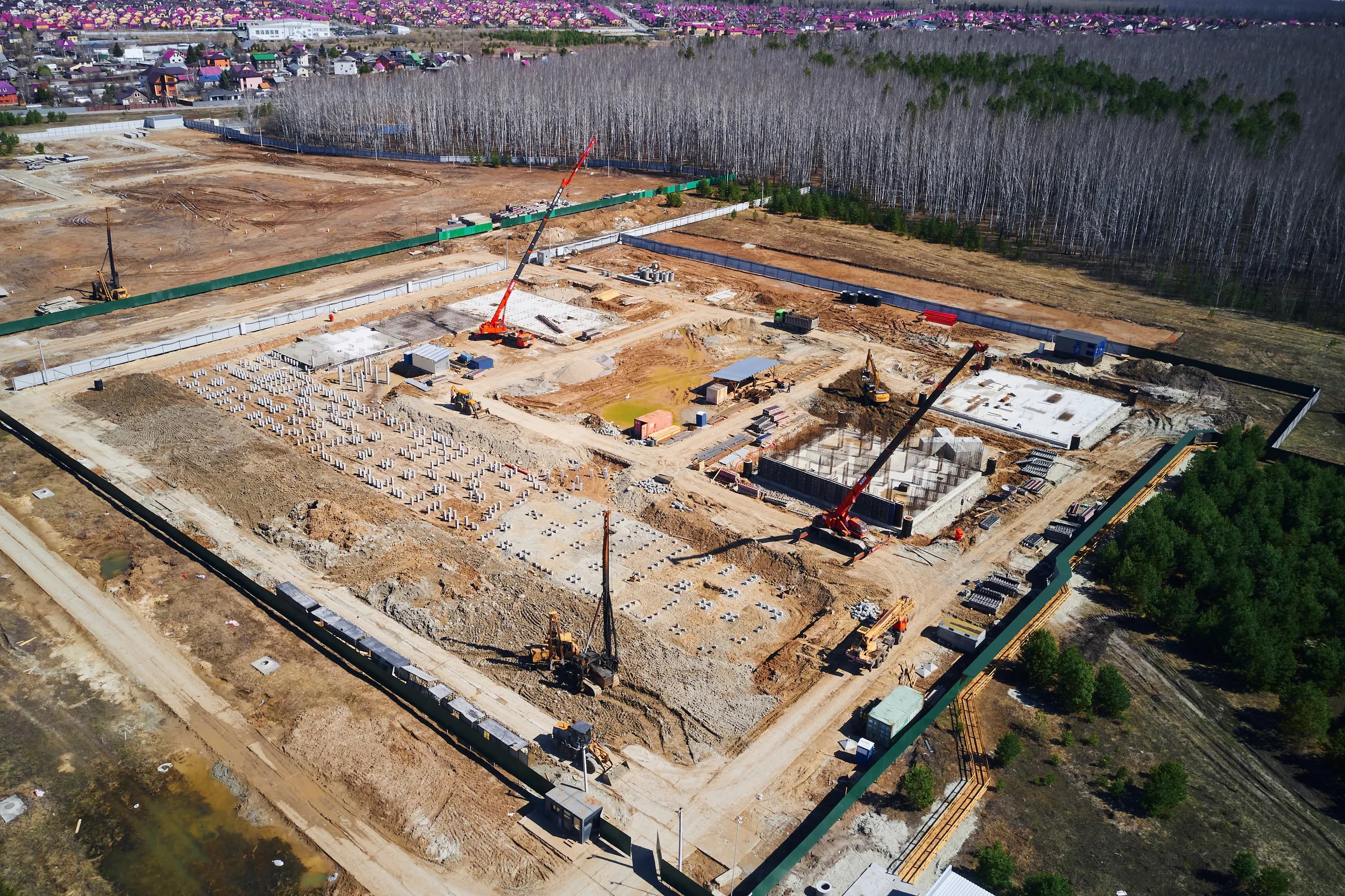 Ход строительства